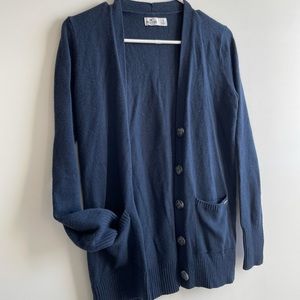 Hollister Navy Blue Cardigan S
